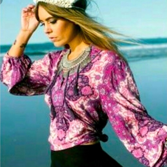 Spell Kiss the Sky blouse sz small - Picture 2 of 5